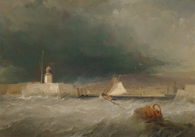 Port on a Stormy Day by George the Elder Chambers